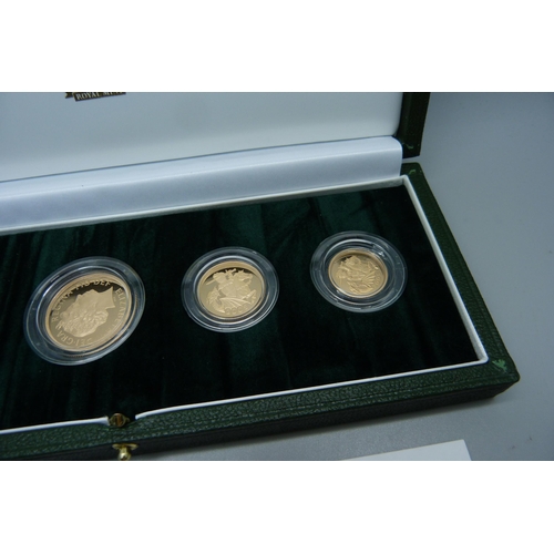 979H - The Royal Mint, The 2005 Uk Gold Proof Four-Coin Sovereign Collection, 0542