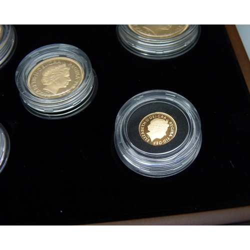 979I - The Royal Mint, The 2011 Gold Proof Sovereign Five Coin Collection, 0462