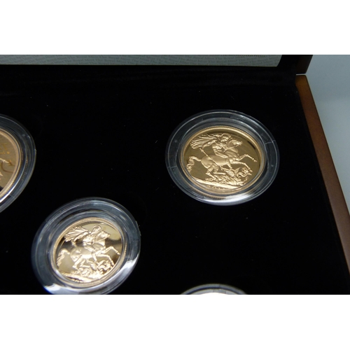 979I - The Royal Mint, The 2011 Gold Proof Sovereign Five Coin Collection, 0462