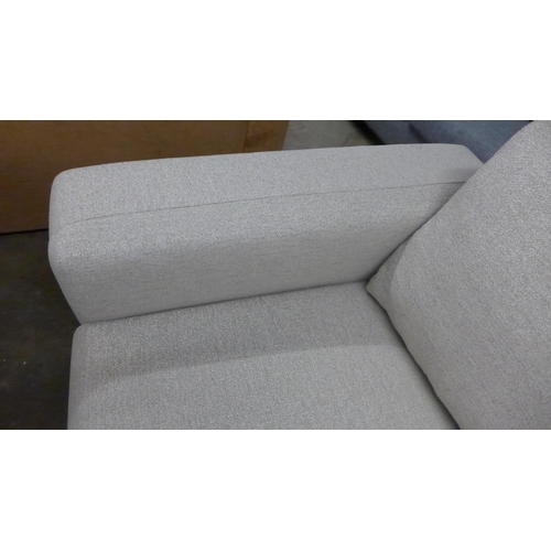 1455 - A sandstone weave two seater sofa