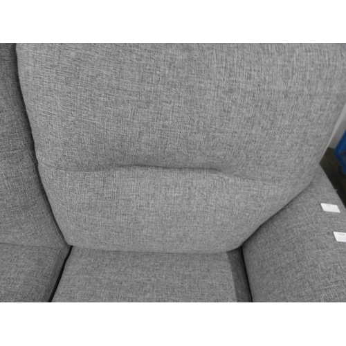 1464 - A grey weave two seater sofa