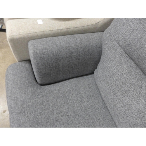 1464 - A grey weave two seater sofa