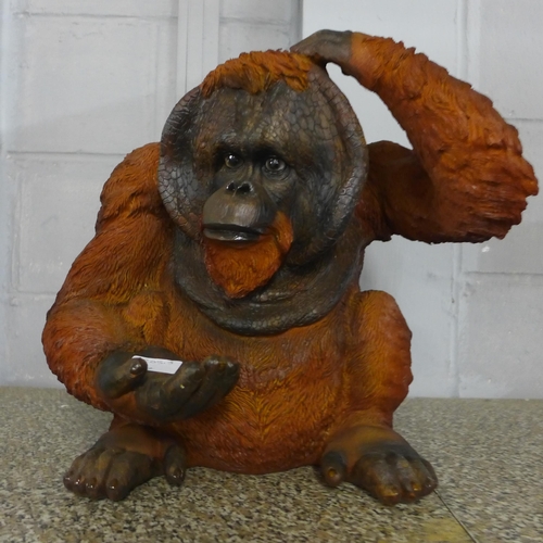 1503 - A large ornamental orangutan