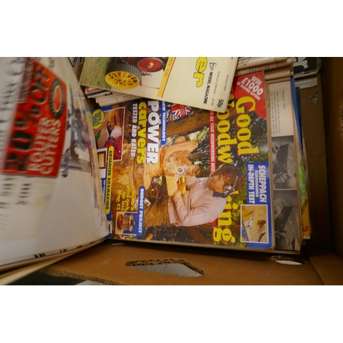 2010 - A box of model engineer and woodworking magazines