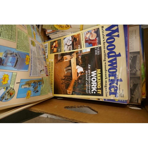 2010 - A box of model engineer and woodworking magazines