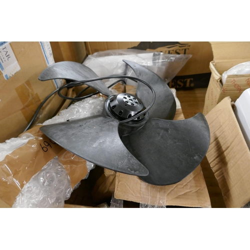 2351 - A quantity of various fans