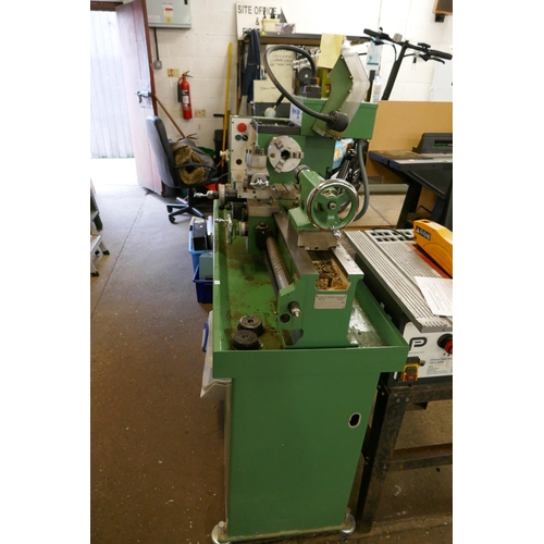 2371B - A Myford 254 Plus with four boxes of lathe accessories including engineering tools such as Drill sle... 