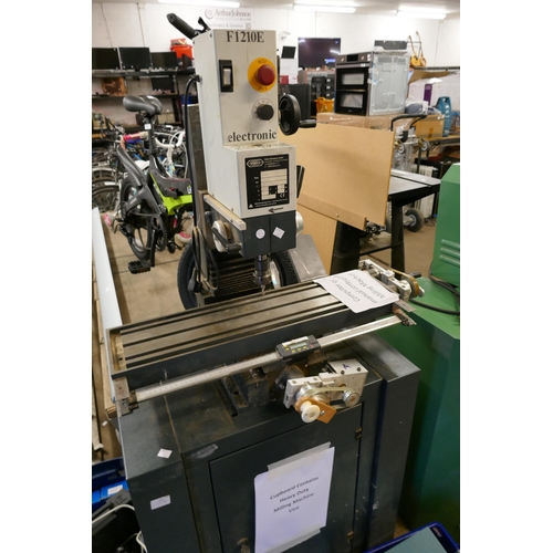 2371C - A Wabeco F1210E milling machine - with added computer control system to control engraving, etc. - wi... 