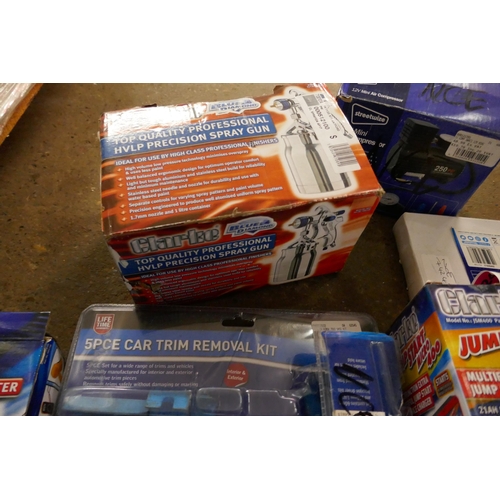 2376 - A box of assorted tool store returned items