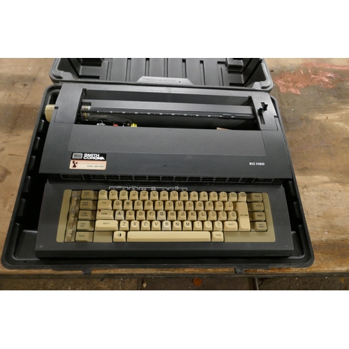 2380 - A Smith Corona typewriter (model:- EC1150)