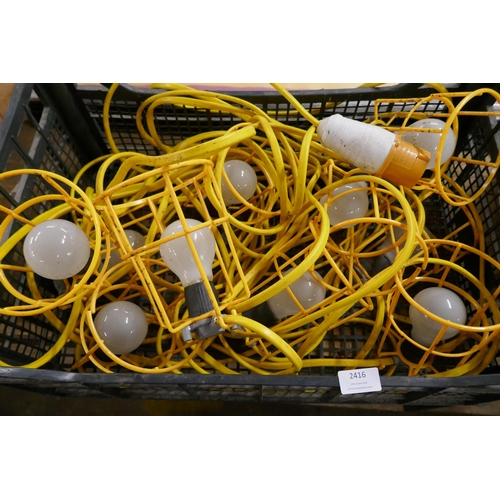 2416 - A quantity of festoon lighting