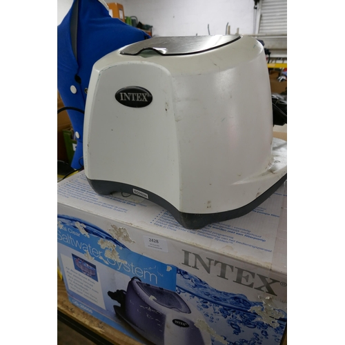 2428 - An Intex Krystal Clear saltwater system - unused