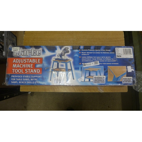 2108 - A Clarke adjustable machine tool stand