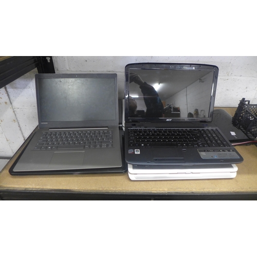 2132 - Seven laptops including Acer, Dell, Lenovo, Samsung, HP and Toshiba