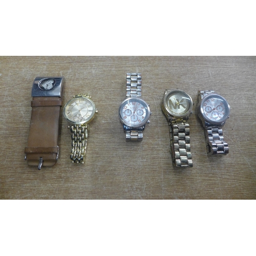 2150 - 4 Lady's designer wristwatches, Michael Kors, Lipsy and Morgan