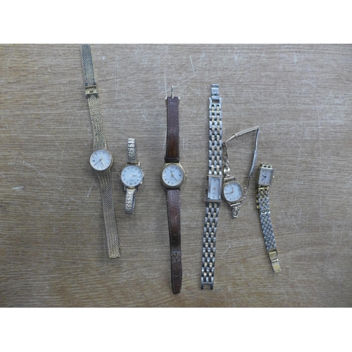 2152 - 5 Lady's Rotary wristwatches