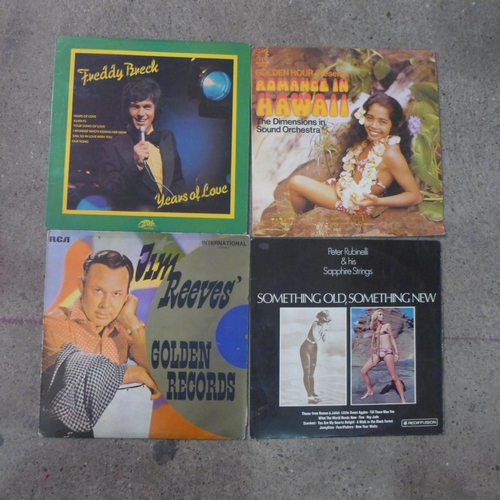 2165 - Three boxes containing a large quantity of vinyl LP records and 7