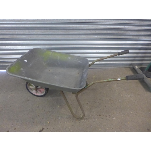 2269 - A metal wheelbarrow