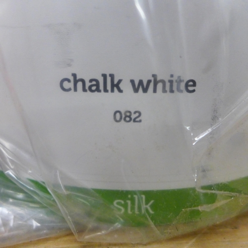 2296 - A can of Wilko Colour Silk chalk - white emulsion for walls