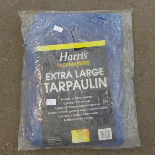 2298 - A Harris Taskmaster XL 25 x 18ft tarpaulin