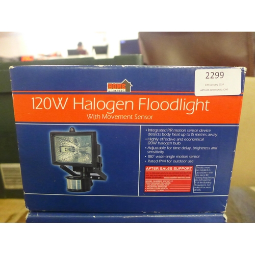 2299 - Two Home Protector 120w halogen floodlights