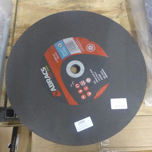 2300 - Nine Abracs Proflex 4400RPM metal cutting discs