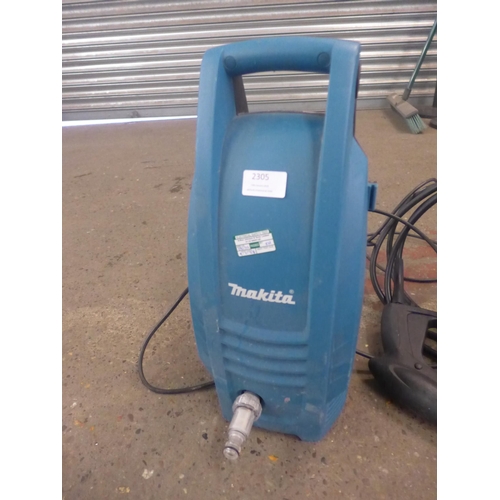 2305 - A Makita pressure washer (model:- HW101)