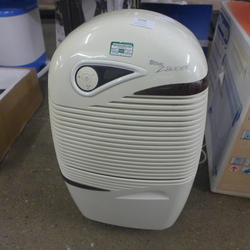 2320 - An Ebac 2800EX de-humidifier