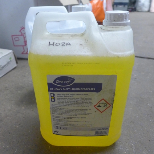 2326 - 12 Bottles of various cleaning chemicals