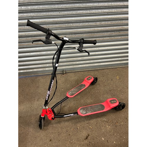 2330A - An Arigo zip scooter and a BMX bike