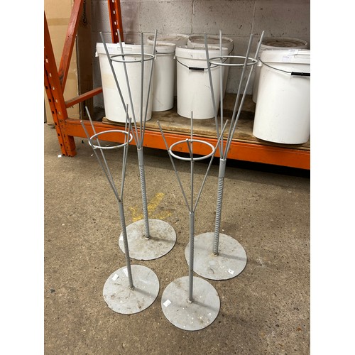 2245A - Four metal florist stands