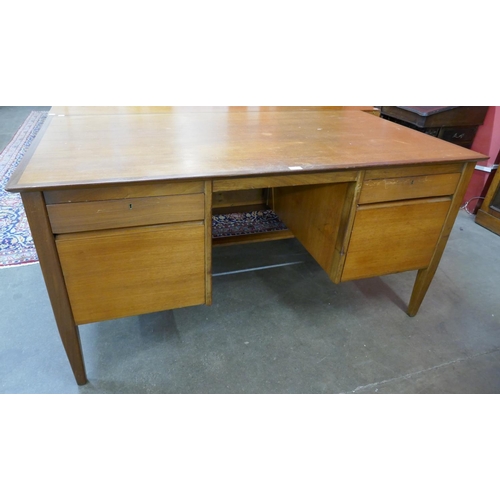 10 - A Carsons teak office desk