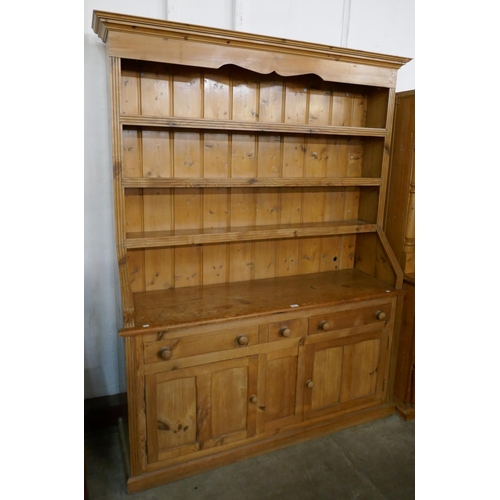 119 - A Victorian style pine dresser