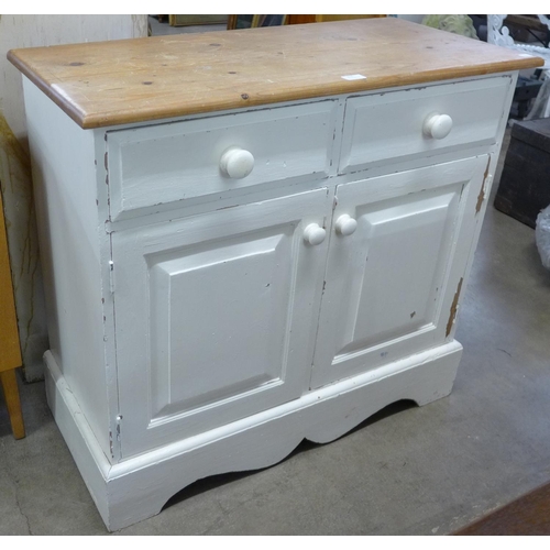 210 - A painted pine dresser