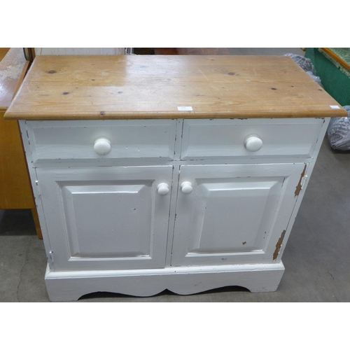 210 - A painted pine dresser