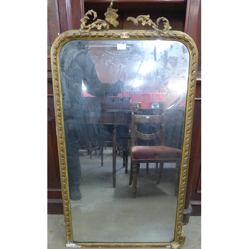 251 - A Victorian giltwood and gesso framed mirror