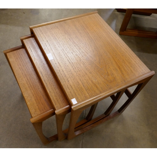 27 - A G-Plan Quadrille teak nest of tables