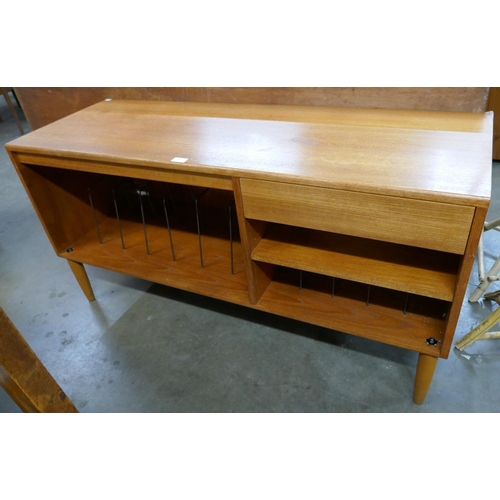 33 - A G-Plan teak record cabinet