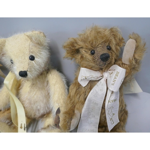 334 - Three Dean's Rag Book Teddy bears, all limited edition including Potter and Lenny