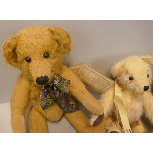 334 - Three Dean's Rag Book Teddy bears, all limited edition including Potter and Lenny