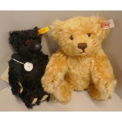 335 - Two Steiff Teddy bears, 1912 miniature and limited edition Alexandra