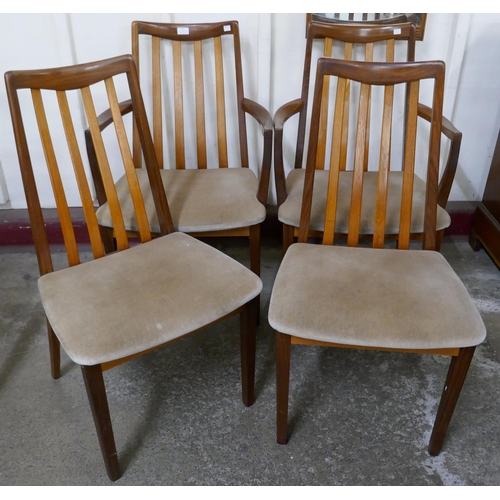 61 - A set of four G-Plan Fresco teak dining chairs