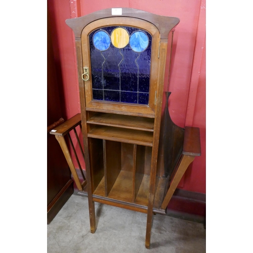 70 - An Art Nouveau mahogany side cabinet