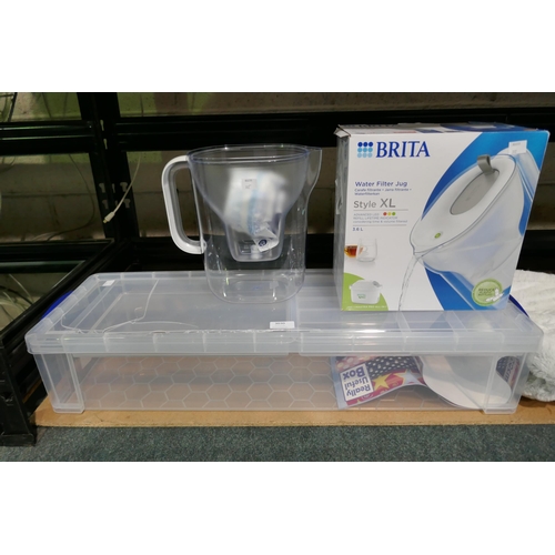 3030 - Really Useful Wrapping Paper 22ltr Box (Damaged)  Brita Maxtra XL Style 3.6ltr Jug (No Lid) (312-57,... 