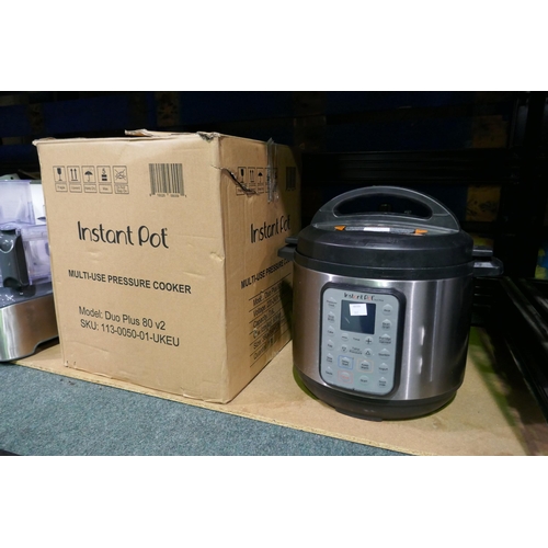 3037 - Instant Pot Duo Plus 8, 7.6ltr 9-in-1 Pressure Cooker (312-140) * This lot is subject to VAT