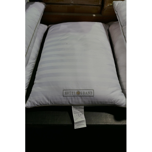 3044 - Two Hotel Grand Down Roll Jumbo Pillows (312-170) * This lot is subject to VAT