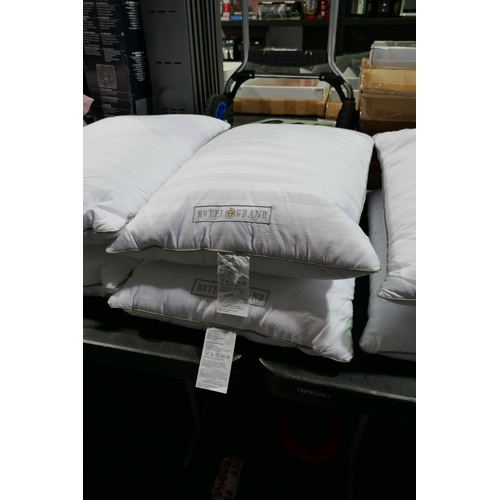 3045 - Two Hotel Grand Down Roll Jumbo Pillows (312-171) * This lot is subject to VAT