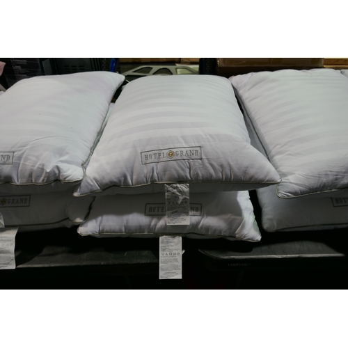 3045 - Two Hotel Grand Down Roll Jumbo Pillows (312-171) * This lot is subject to VAT