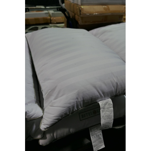 3045 - Two Hotel Grand Down Roll Jumbo Pillows (312-171) * This lot is subject to VAT