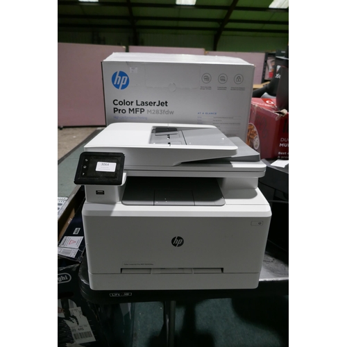 3064 - Hp colour Laserjet Pro Printer (model:- M283FDW), original RRP £344.99 + VAT (312-151) * This lot is... 